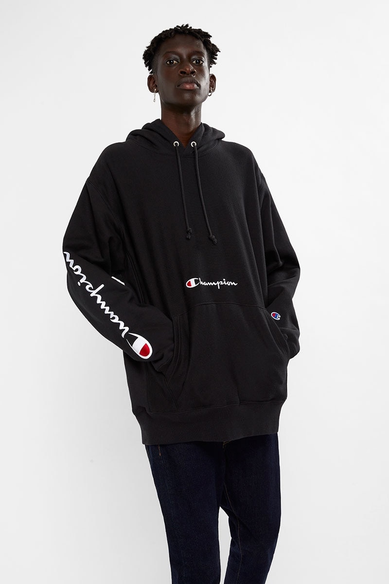 Champion reverse weave graphic hoodie outlet