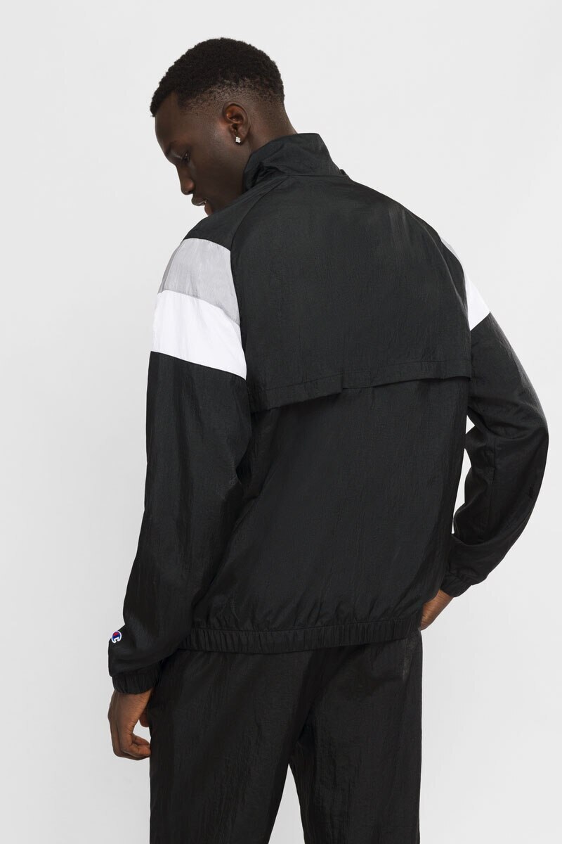 Nylon warm up jacket sales