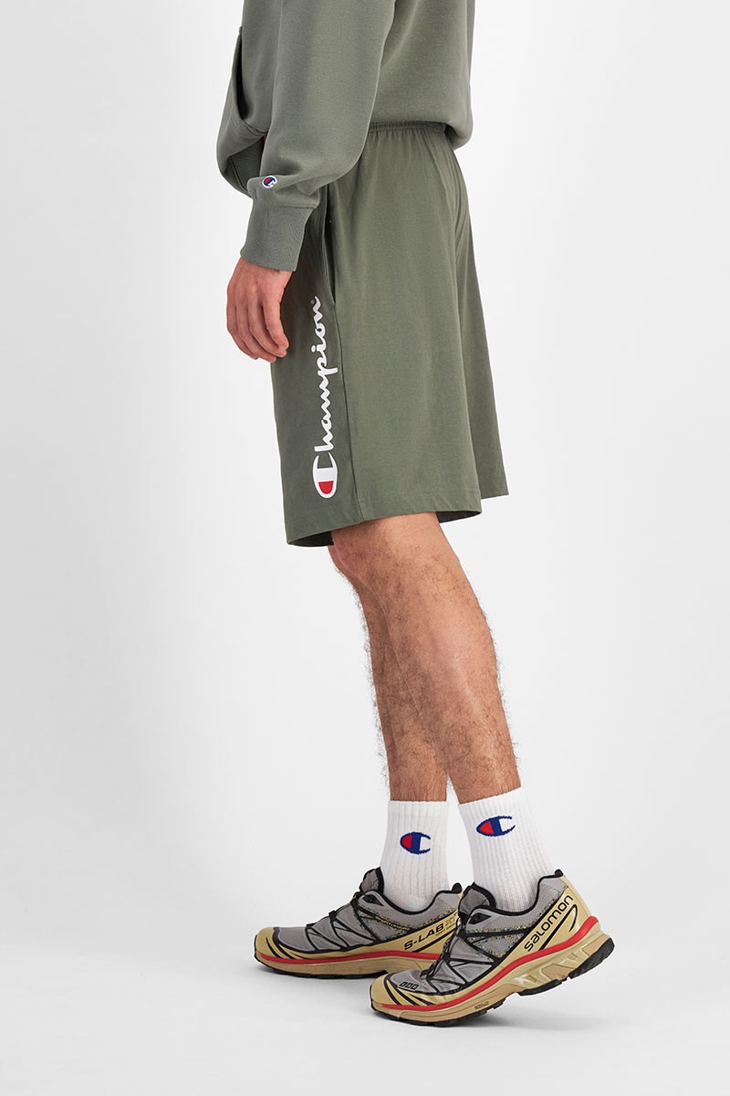 Champion script jersey short discount