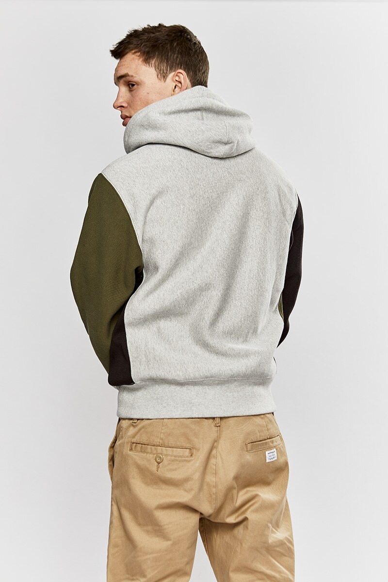 Champion life men's reverse weave color block hood discount
