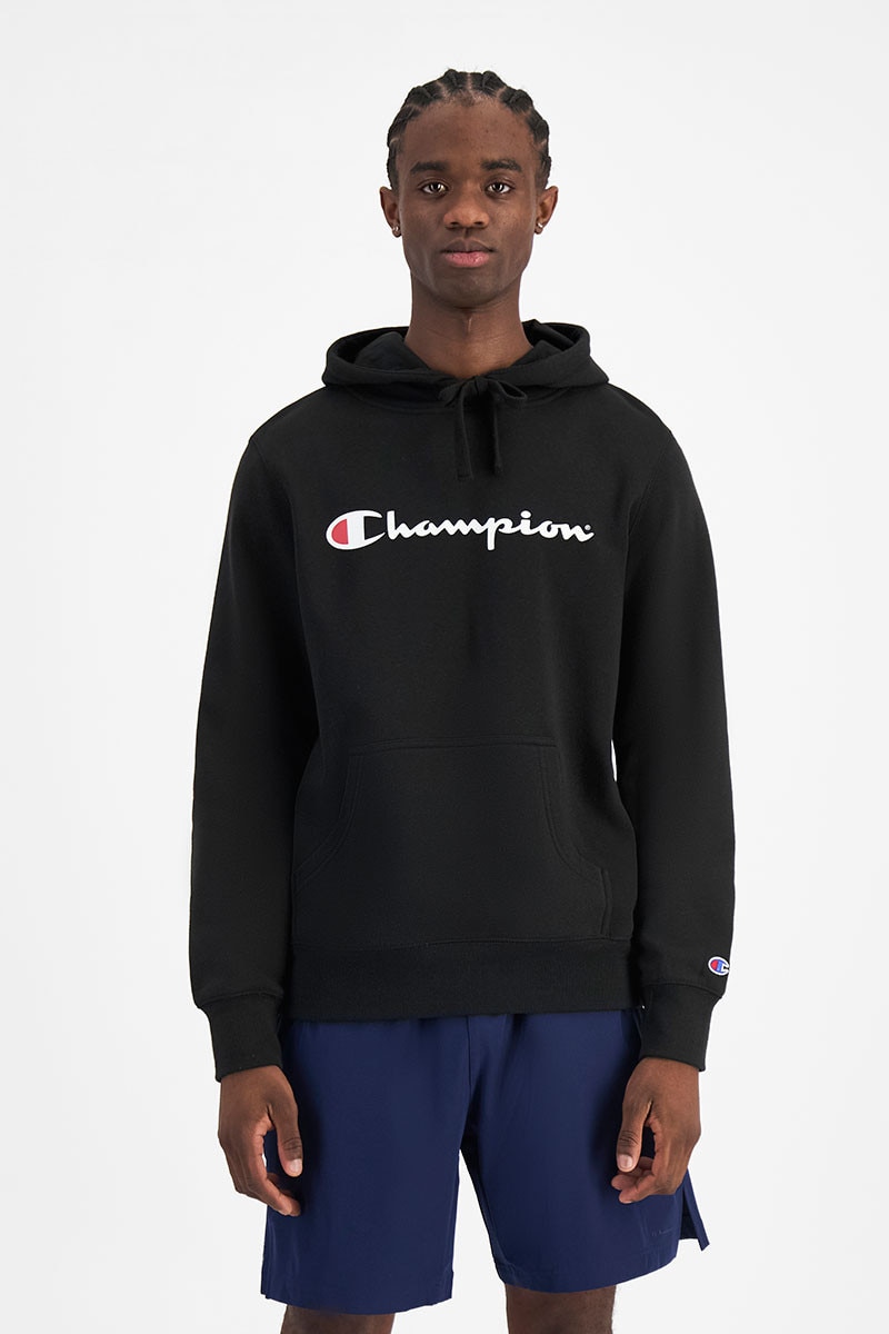 Champion embroidered script pullover hoodie sweatshirt new arrivals