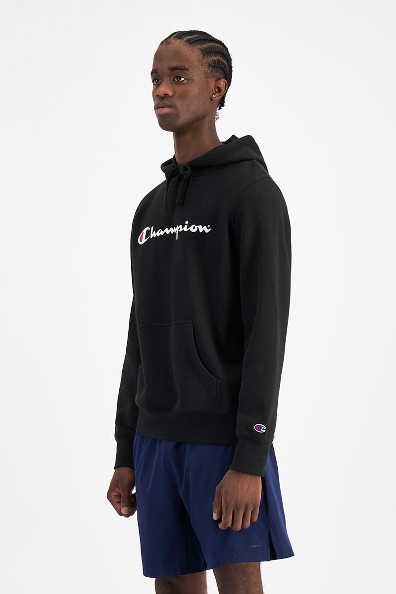 Champion logo hoodie deals