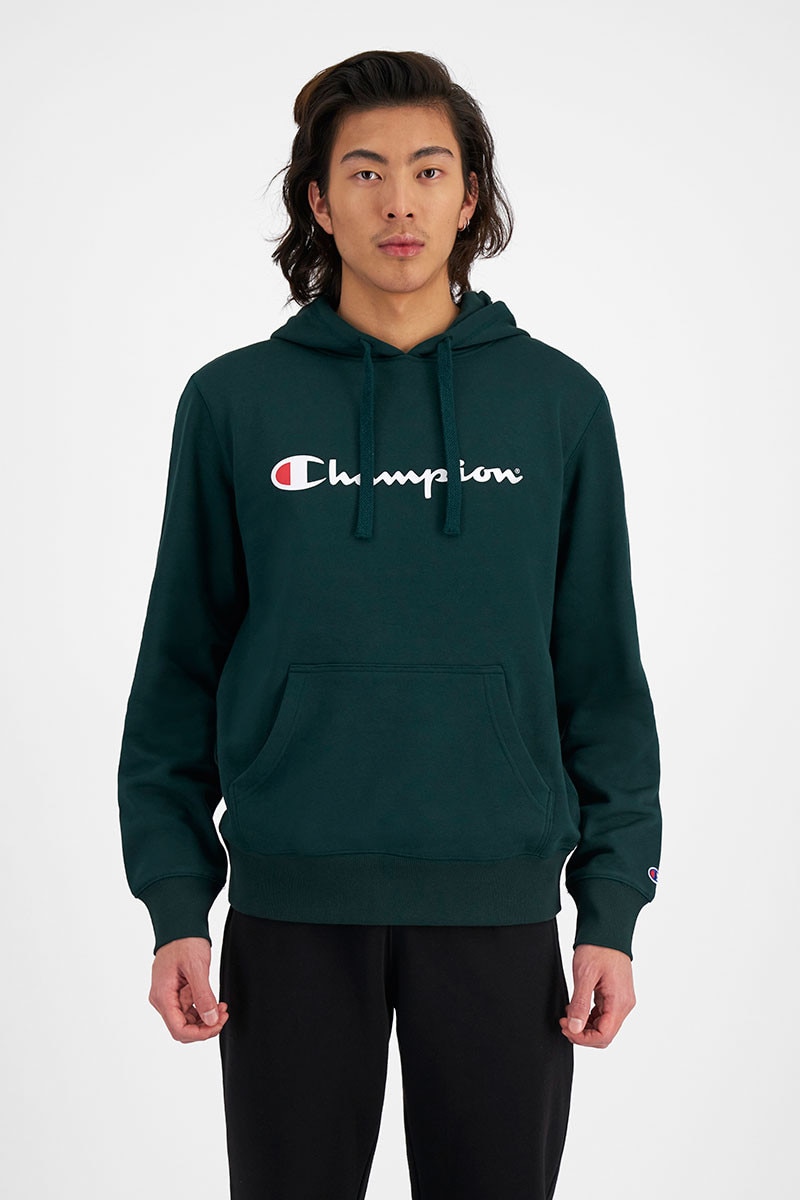 Champion script pullover hoodie on sale