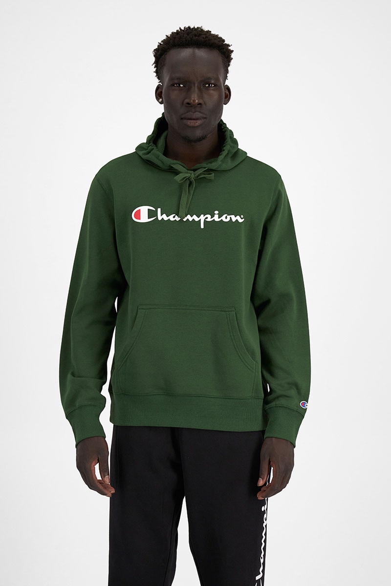 Champion Script Hoodie Mens Hoodie AY79N