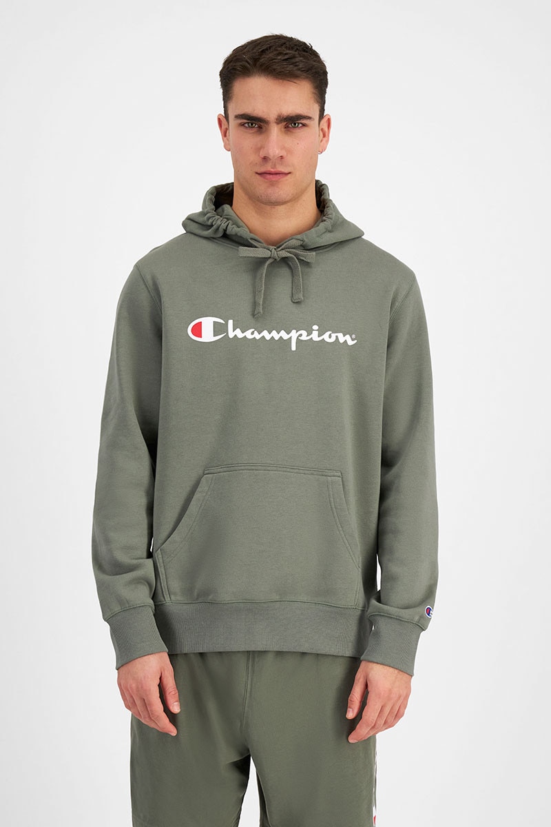 Champion script hoodie mens hotsell