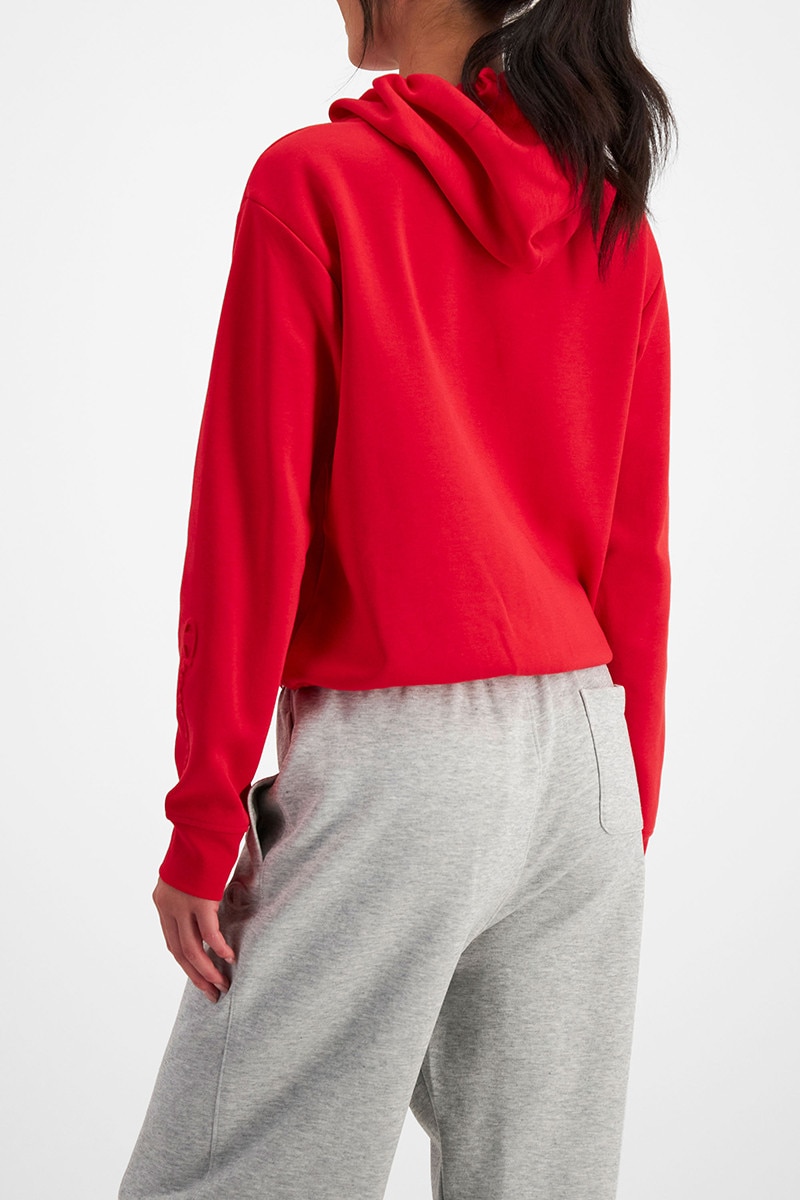 Champion red womens hoodie hotsell