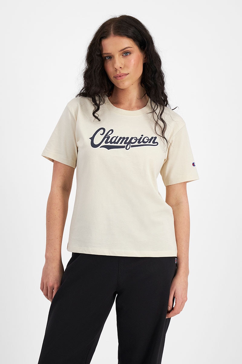 White women's champion shirt on sale