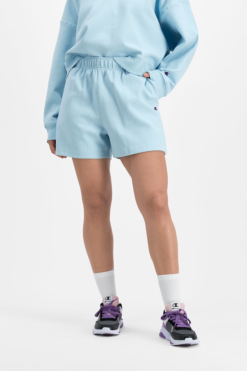 Champion light blue shorts new arrivals