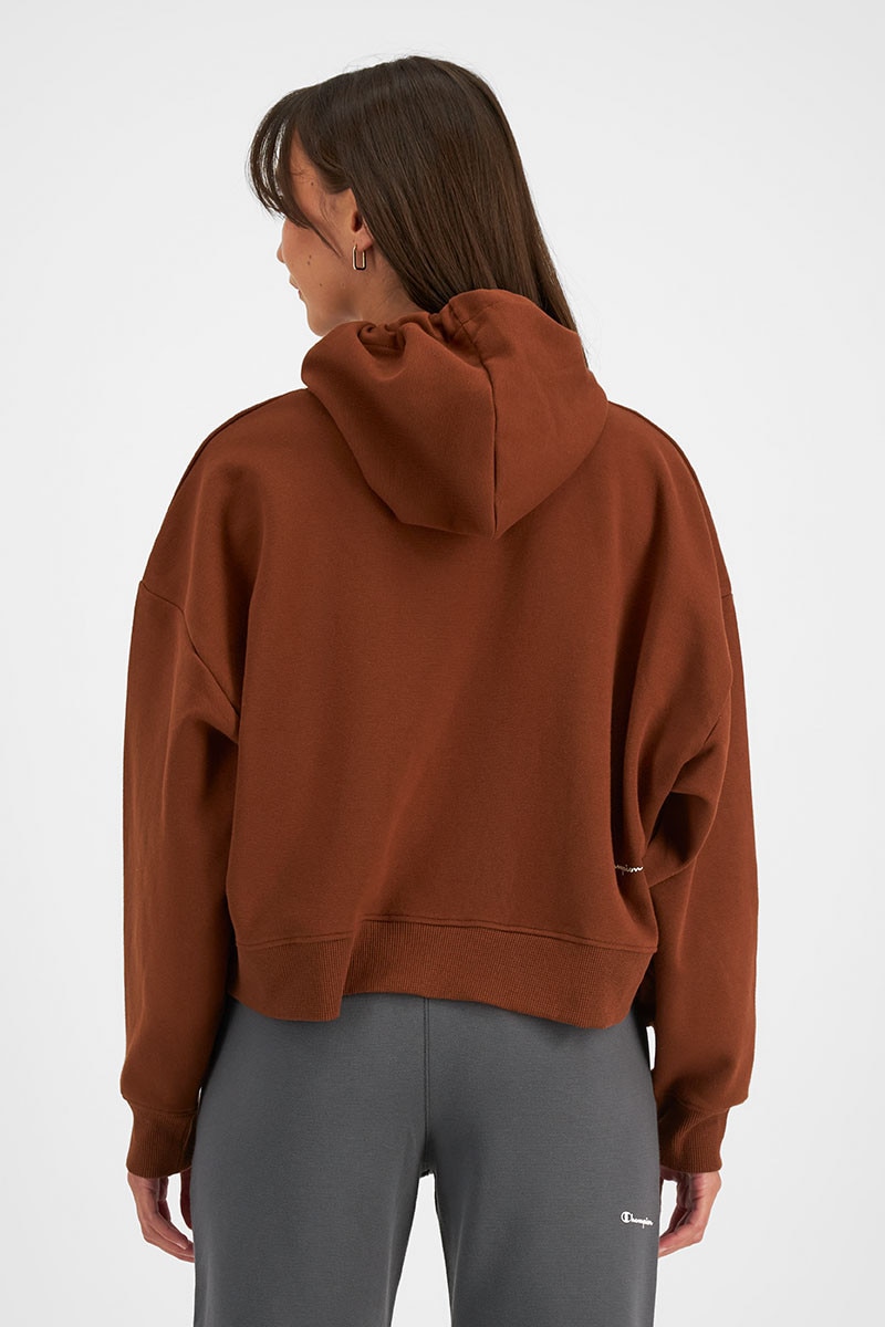 Champion tape crop overhead hoodie hotsell