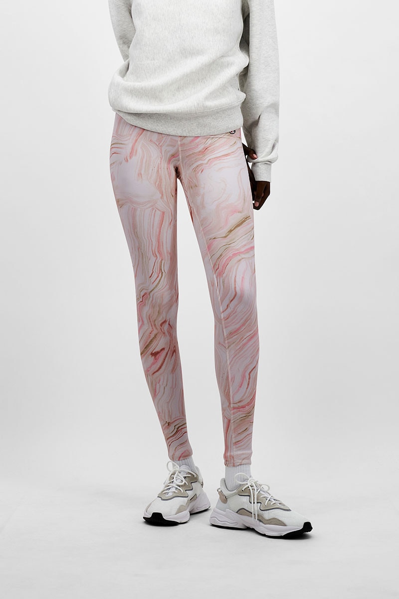 Premium Sport Marble High Waisted Legging