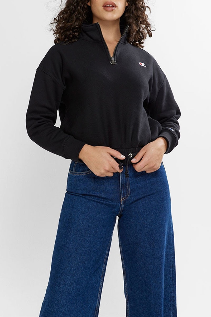 Champion half zip sweatshirt top