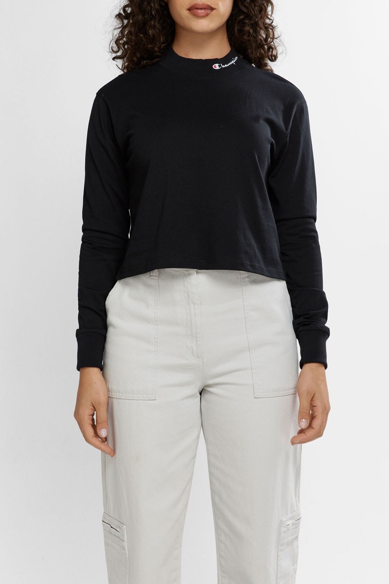 Champion mock neck long sleeve outlet