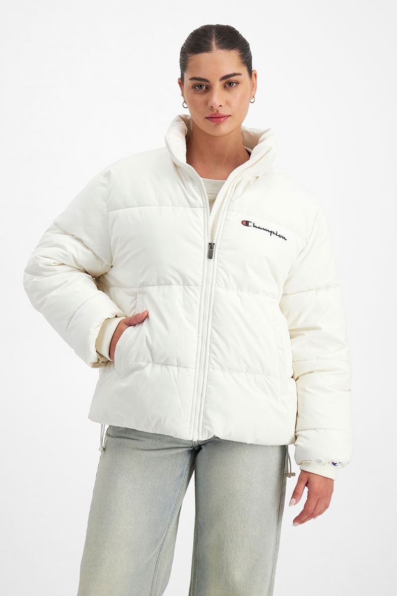 Champion jacket white cheap