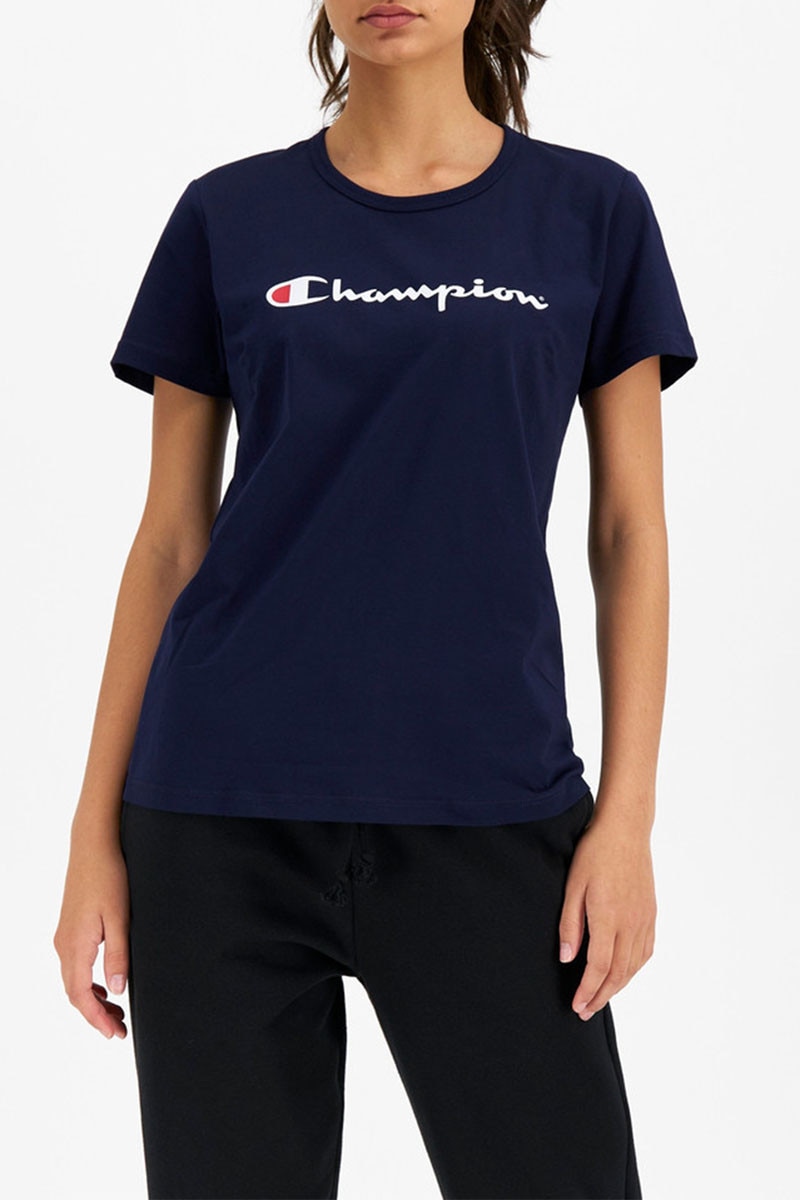 CHAMPION Script Short Sleeve Tee CVRGN