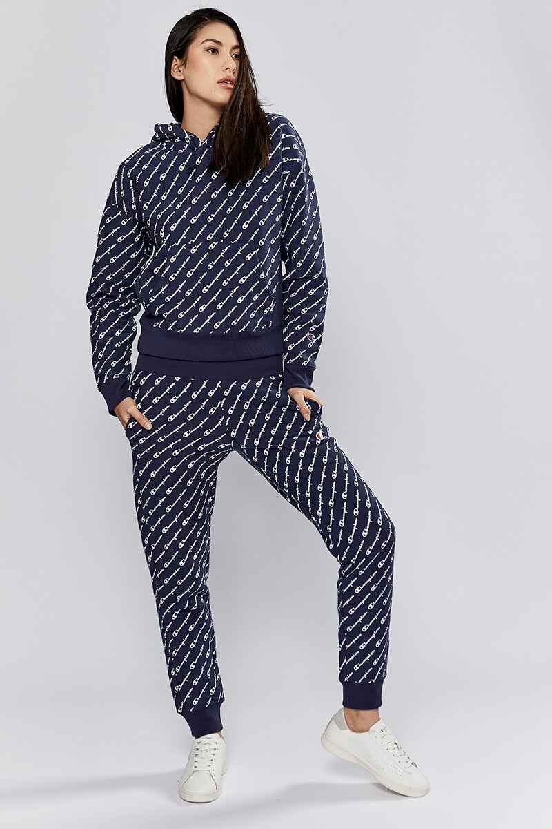 Reverse Weave All over Graphic Jogger