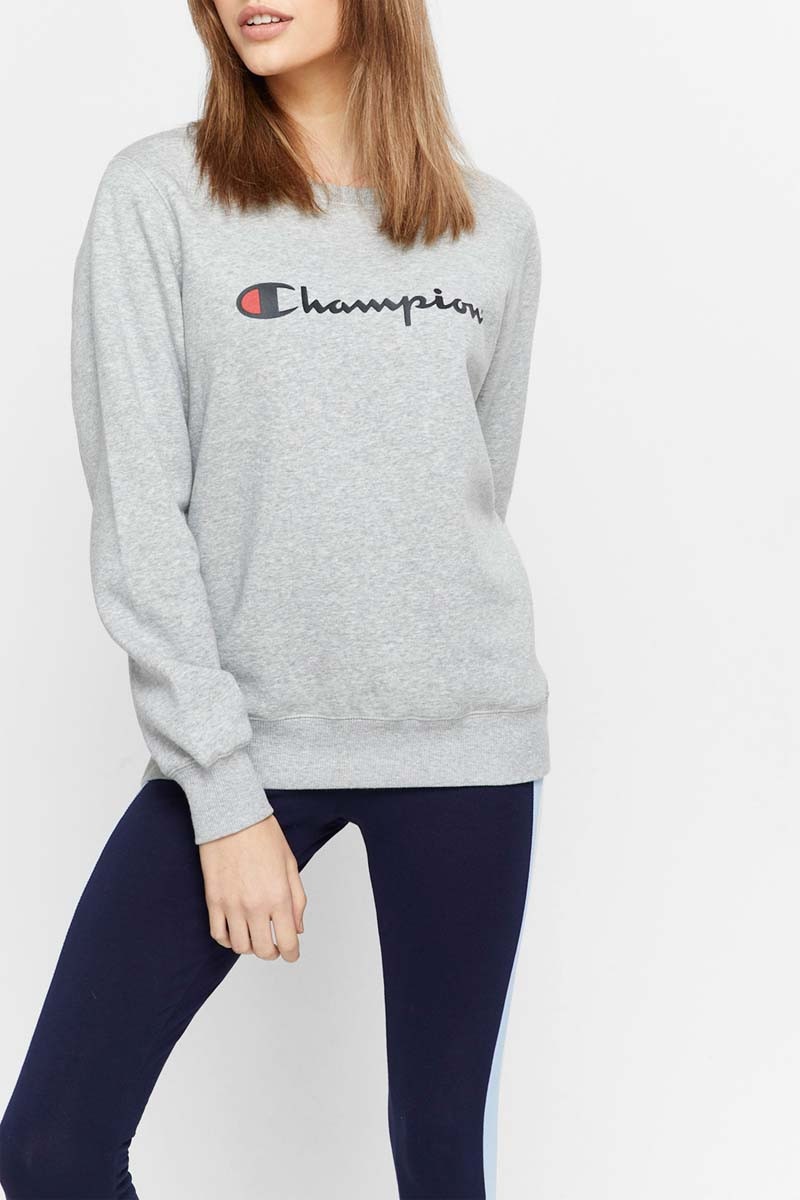 Champion side script crewneck sales