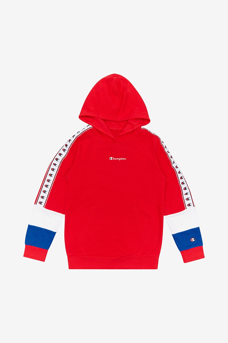 Champion Junior Retro Tape Hoodie Boys Hoodie KVGWA1