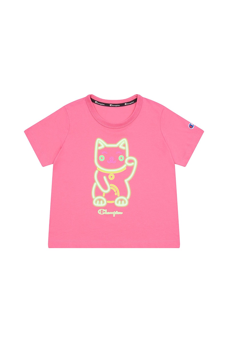 Champion Graphic Boxy Tee Girls T Shirt KVLXN