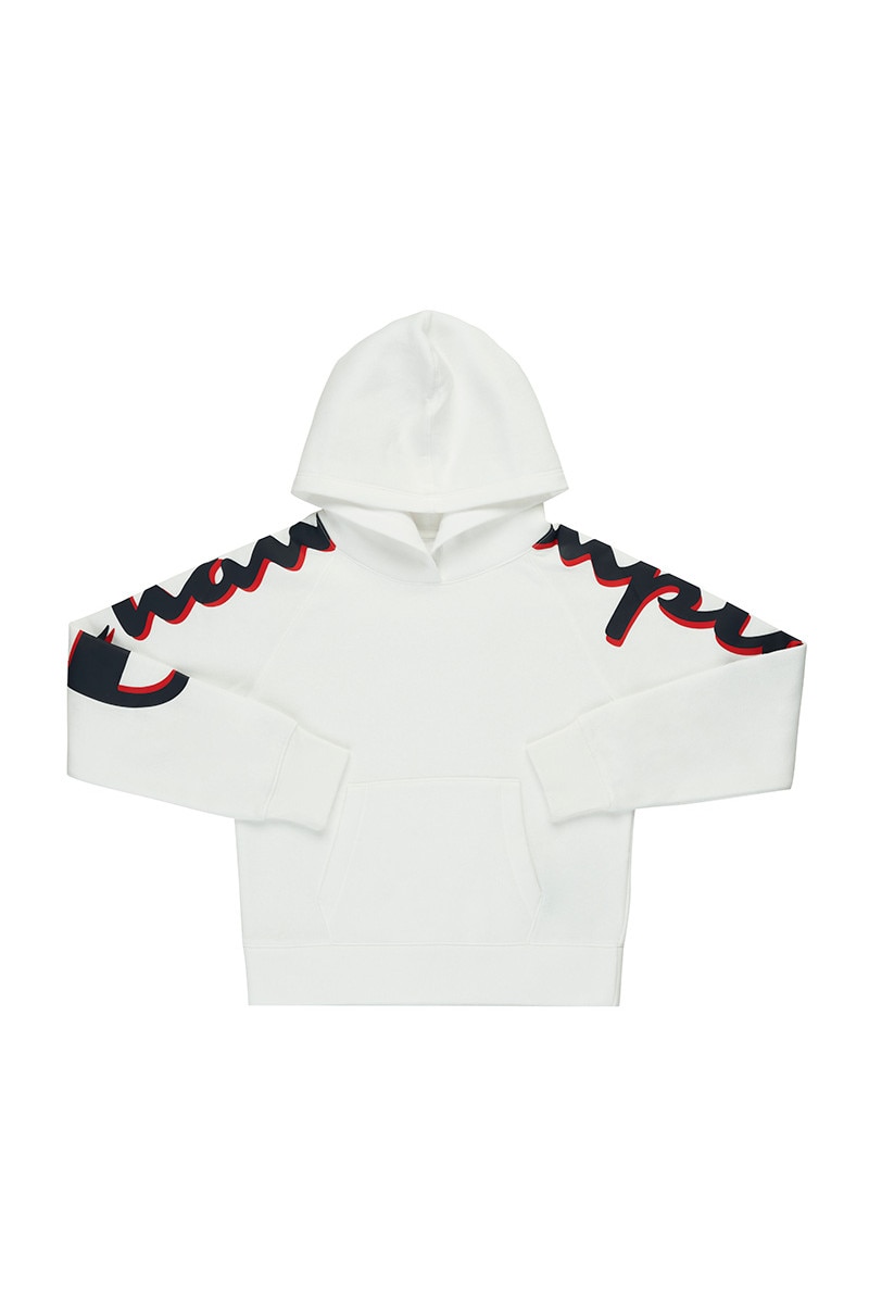 Champion hoodie junior white store