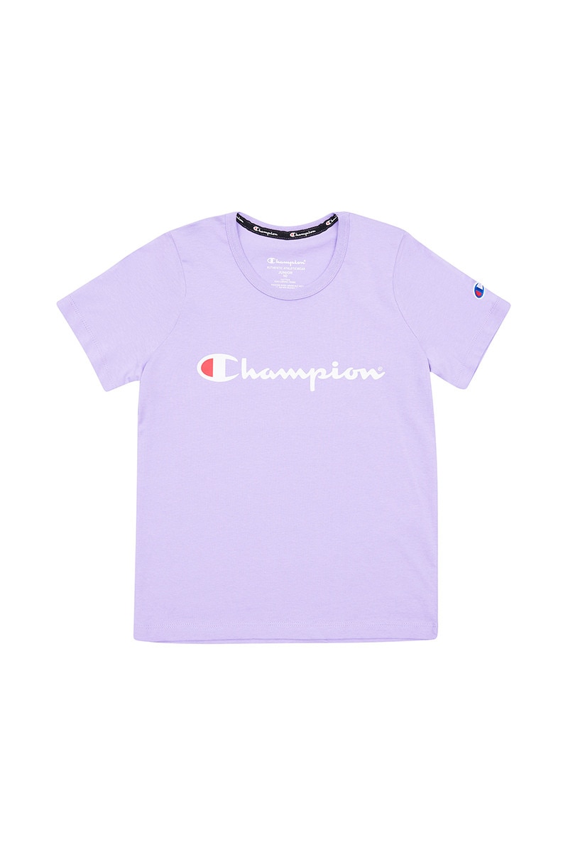 Champion Junior Script Short Sleeve Tee