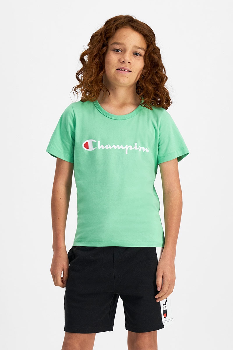 Champion Junior Script Short Sleeve Tee