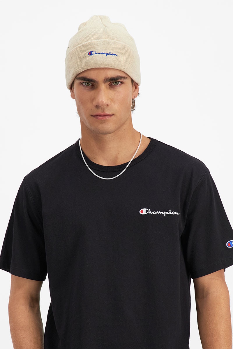 Champion script beanie deals