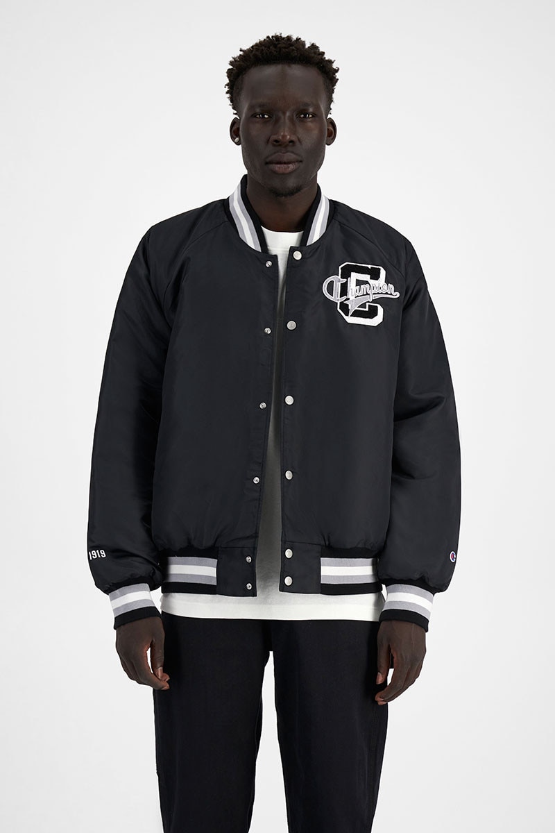 White champion jacket discount men