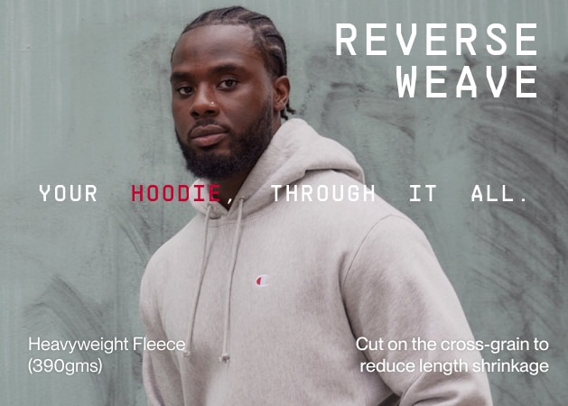 Champion hoodie written all over sales