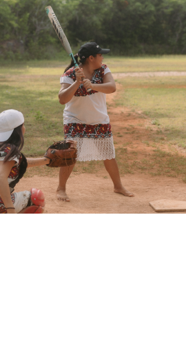 Las Diablas. Location: Mexico. Craft: Softball + Clothes making. What they Champion: Female Empowerment.